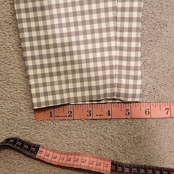 I love Tyler Madison beige houndstooth skinny capri pants sz med - Picture 12 of 12